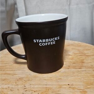 Starbucks Dark Brown Coffee Mug from 2008. 16oz